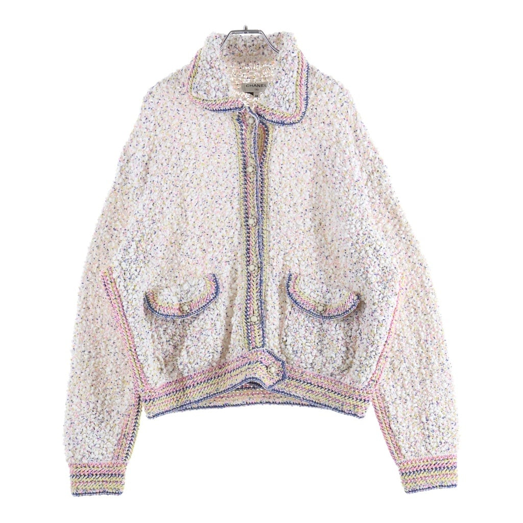 CHANEL(シャネル) ■2025SS ツイードジャケット 白系 #38 P79239K11453 NAFKQ レディース