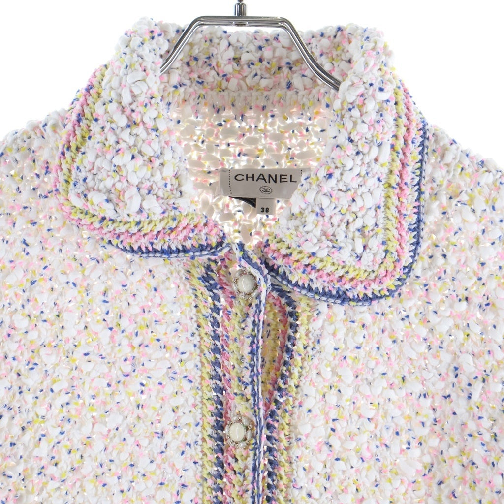 CHANEL(シャネル) ■2025SS ツイードジャケット 白系 #38 P79239K11453 NAFKQ レディース