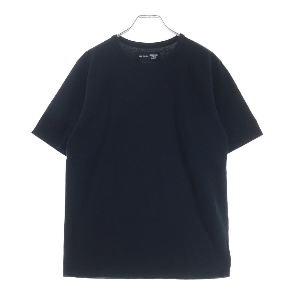 Yohji Yamamoto(ヨウジヤマモト) Yohji Yamamoto ヨウジヤマモト WILDSIDE × HOLLYWOOD RANCH MARKET ハリウッドランチマーケット コラボ Tシャツ 半袖 ブラック Sサイズ
