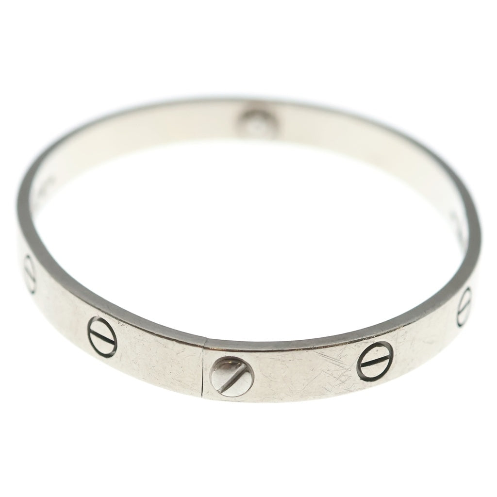 Cartier(カルティエ) ラブ ブレス Au750 K18WG ブレスレット バングル #18 ホワイトゴールド レディース