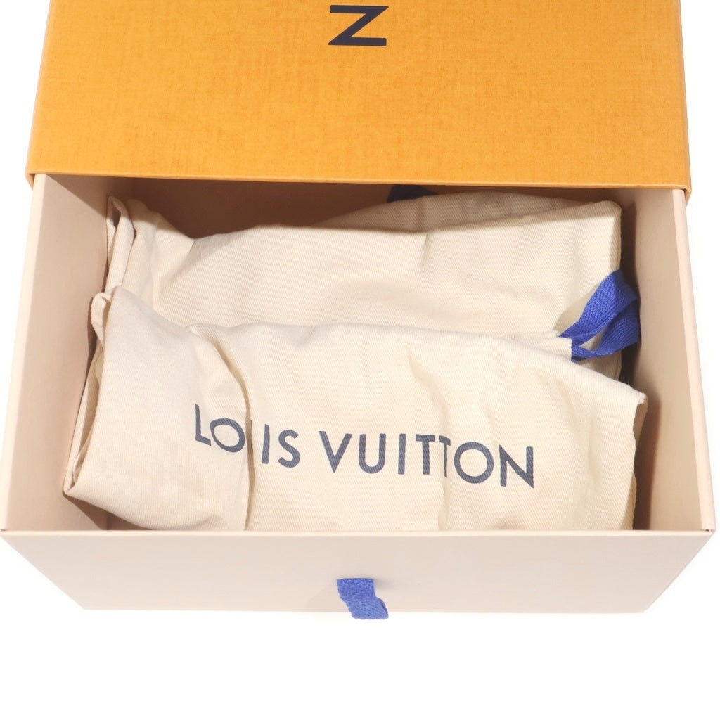 LOUIS VUITTON(ルイヴィトン) シルエットライン デニム ミュール サンダル ヒール #37 ネイビー NL1211 レディース