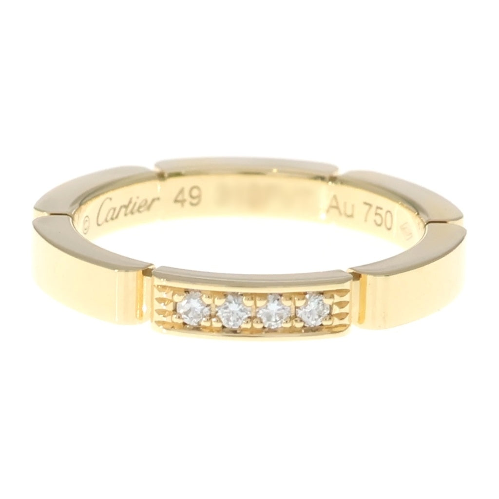 Cartier(カルティエ) マイヨンパンテール 4PD ダイヤ リング YG750 イエローゴールド #49 レディース