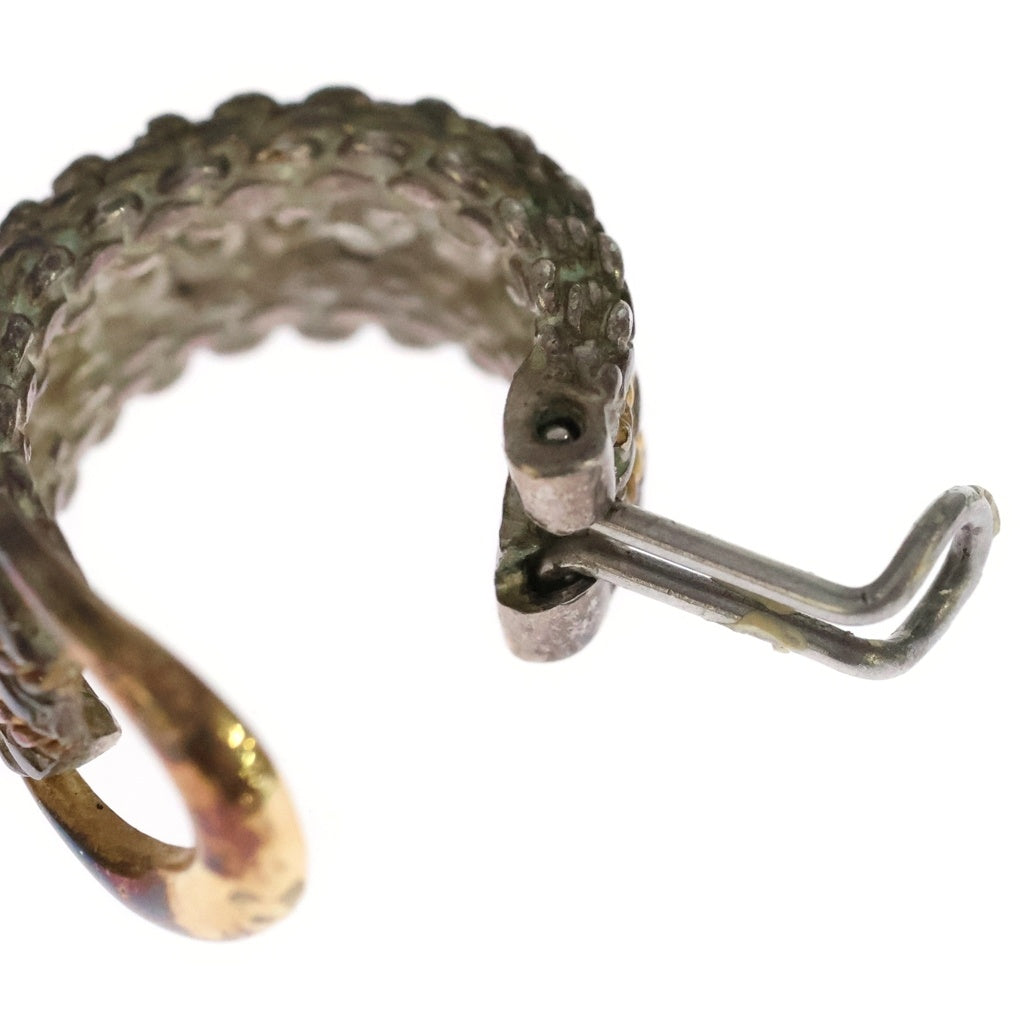 HERMES(エルメス) VINTAGE サングルドゥ イヤリング ヴィンテージ 18K シルバー/ゴールド レディース
