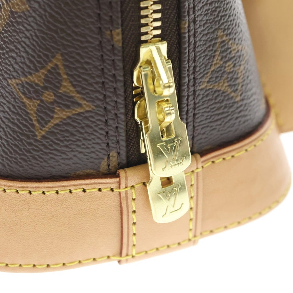LOUIS VUITTON(ルイヴィトン) モノグラム アルマBB PVC レザー2WAY ハンドバッグ ショルダーバッグ ICタイプ ブラウン M53152 レディース