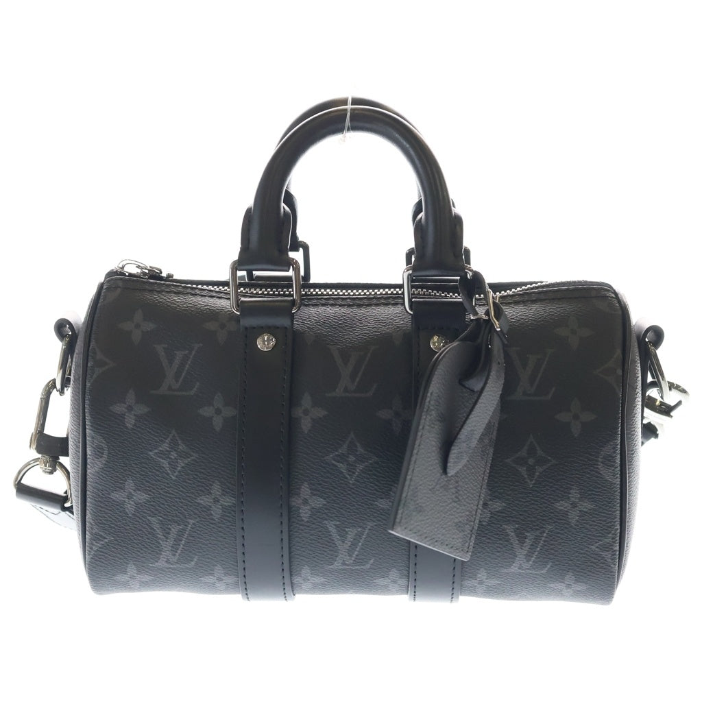 LOUIS VUITTON(ルイヴィトン) モノグラム エクリプス シティ キーポル PVC レザー 2WAY ハンドバッグ ショルダーバッグ ICタイプ ブラック M45936 レディース