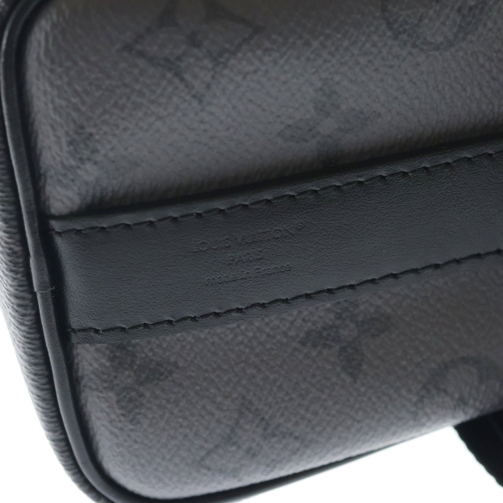 LOUIS VUITTON(ルイヴィトン) モノグラム エクリプス シティ キーポル PVC レザー 2WAY ハンドバッグ ショルダーバッグ ICタイプ ブラック M45936 レディース