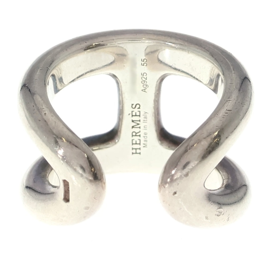 HERMES(エルメス) オズモス GM リング Ag925 指輪 #55 シルバー