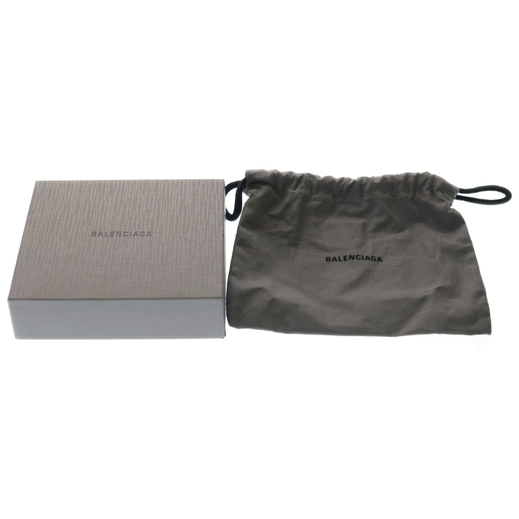 BALENCIAGA(バレンシアガ) ロデオ フラップカードホルダー ミニ財布 カードケース ブラック カーフスキン 822592 ゴールド金具 レディース