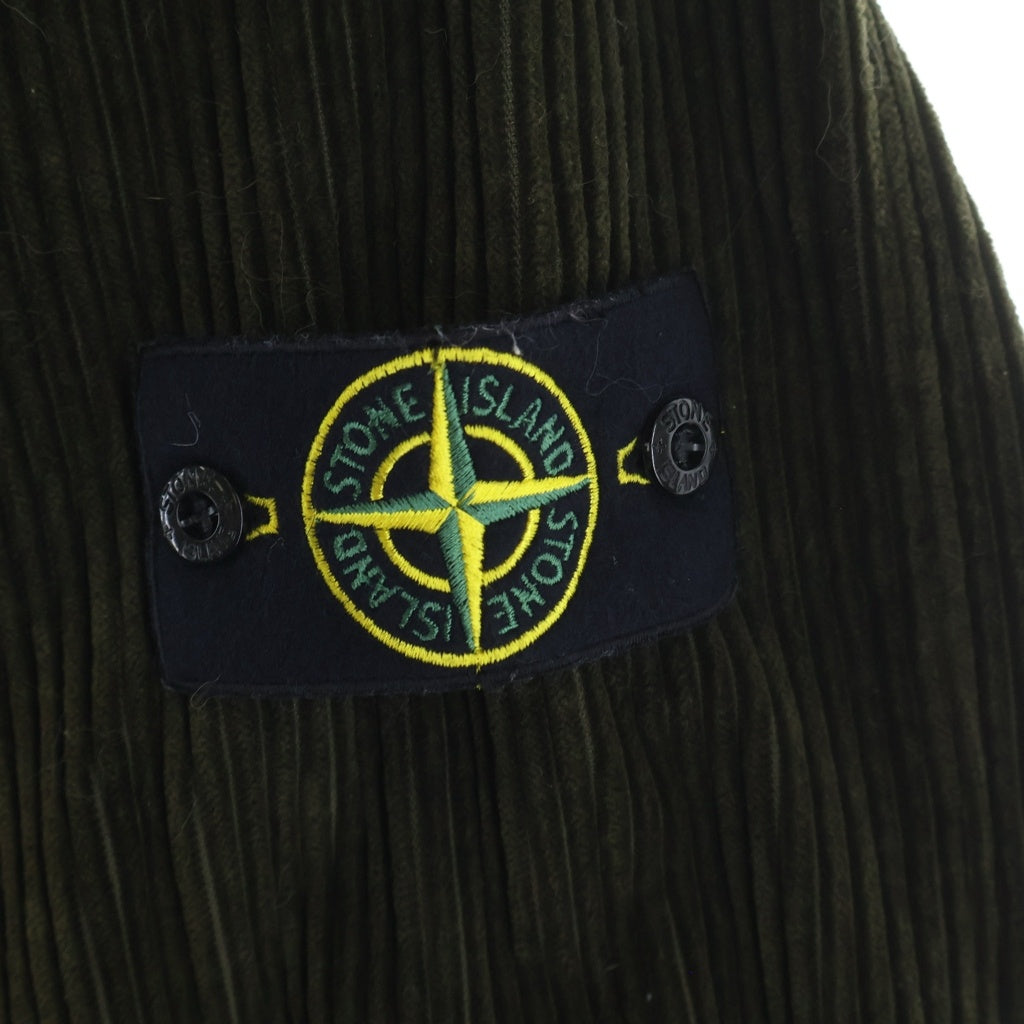STONE ISLAND(ストーンアイランド) Cotton Corduroy Overshirt コットン コーデュロイ オーバーシャツ 長袖シャツ シャツジャケット グリーン 791511311