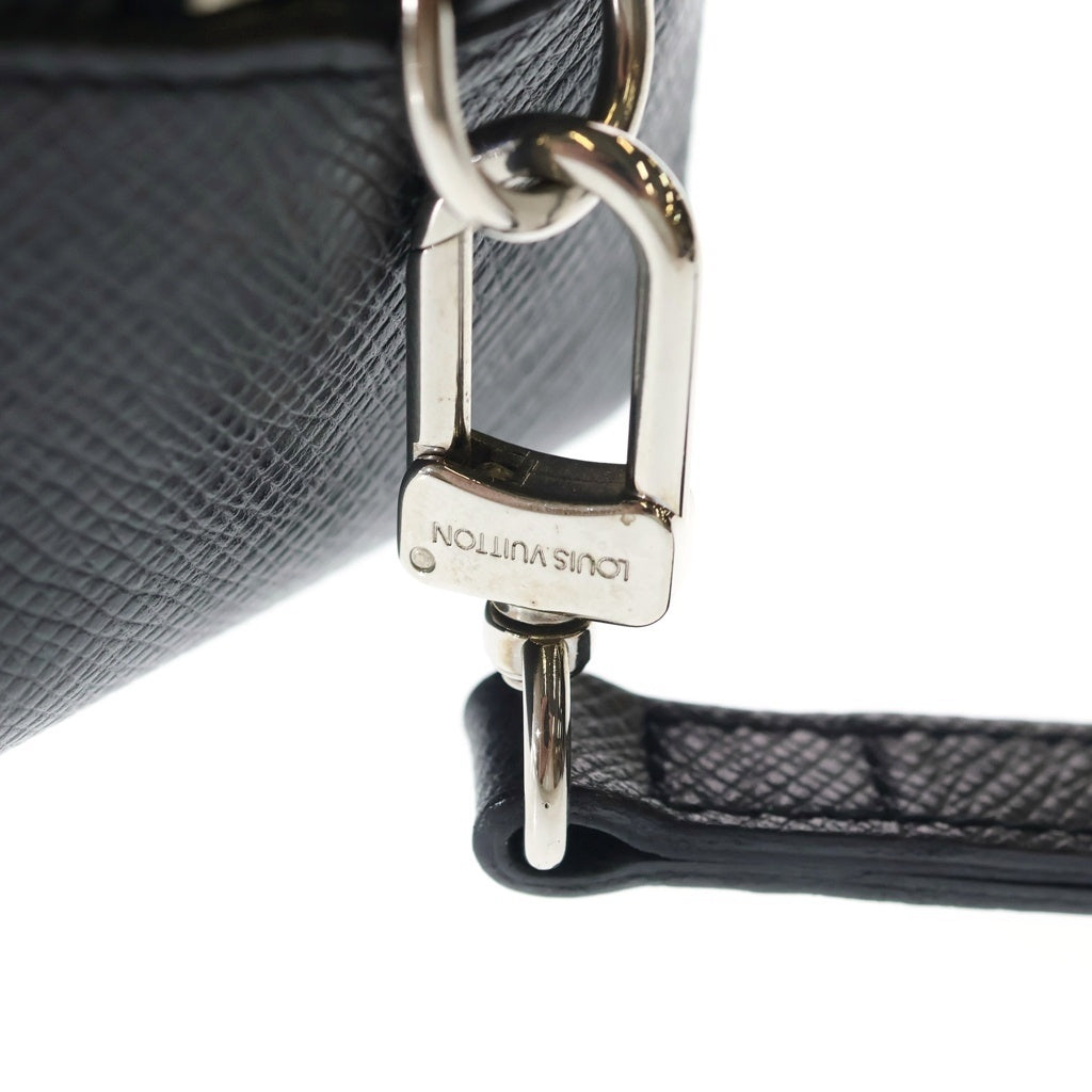 LOUIS VUITTON(ルイヴィトン) タイガ パヴェル アルドワーズ セカンドバッグ ケース ブラック レザー M31142 シルバー金具