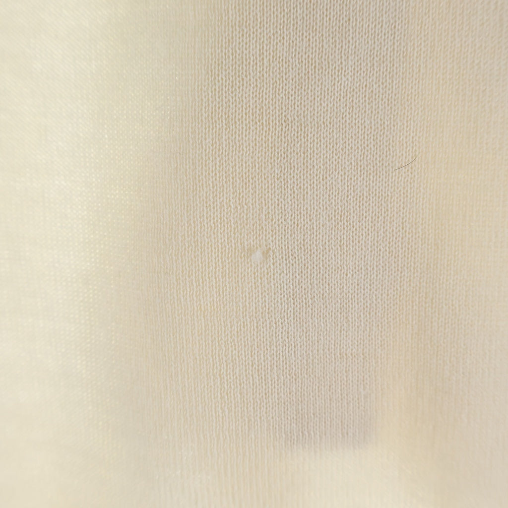 Christian Dior(クリスチャンディオール) Bee 刺繍 カシミヤ混 フリルニットトップス アイボリー #US2 レディース