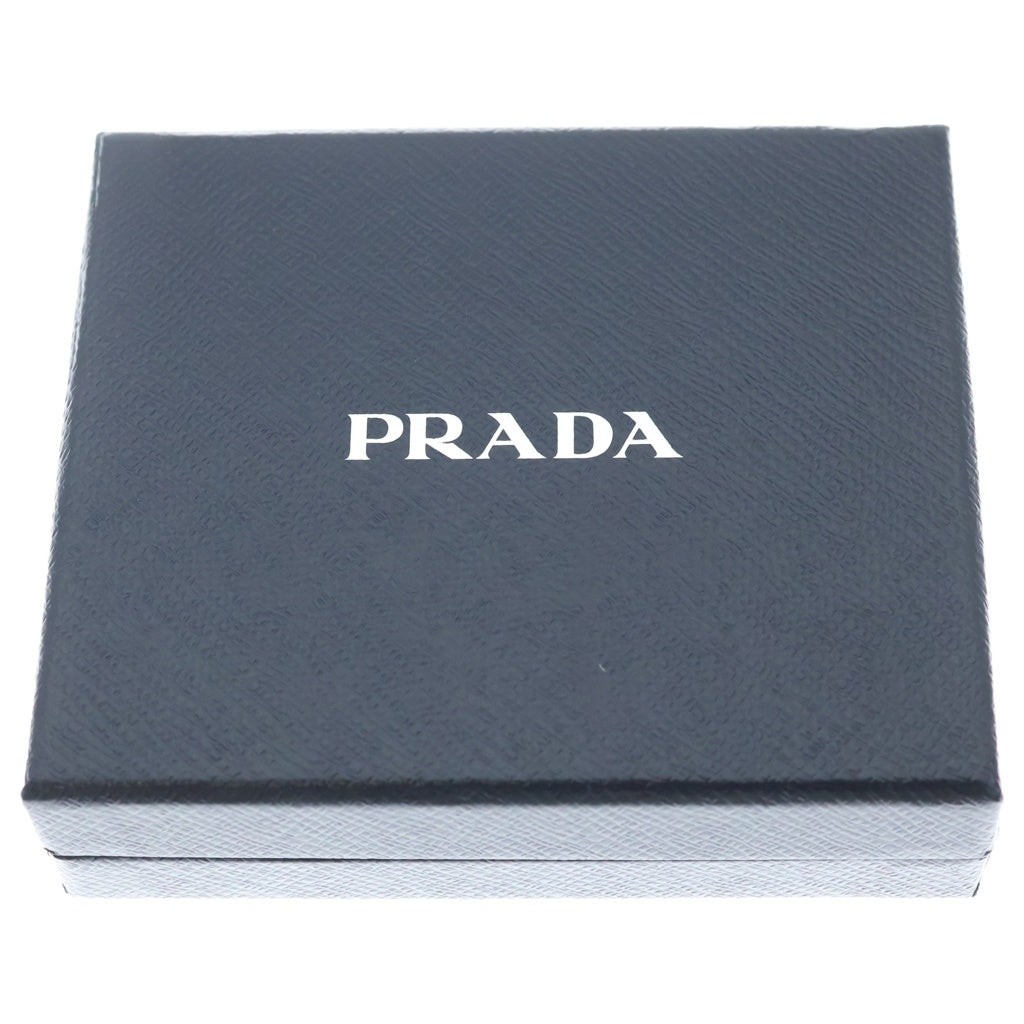 PRADA(プラダ) サフィアーノ レザー 二つ折り財布 コンパクトウォレット ブラック 2M0738