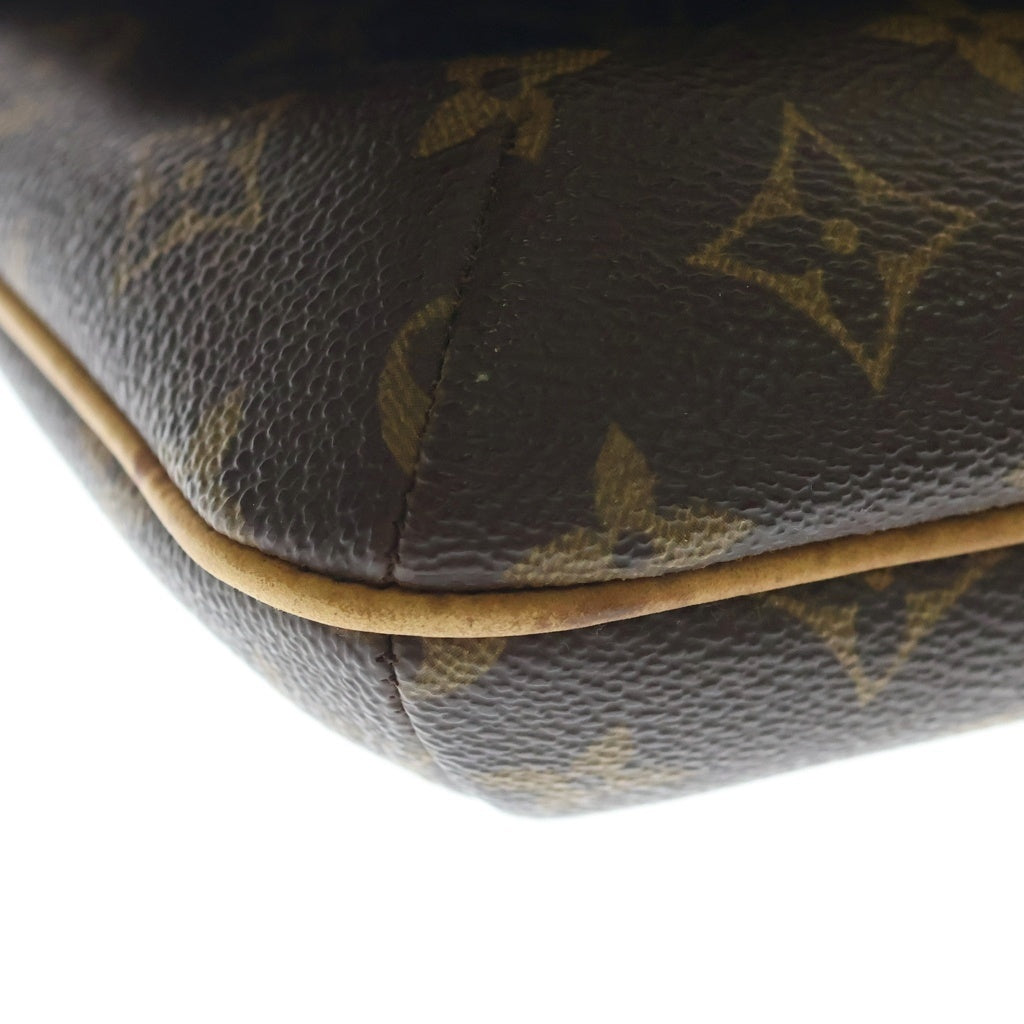 LOUIS VUITTON(ルイヴィトン) モノグラム ミュゼットタンゴ PVC レザー ショルダーバッグ ブラウン M51257 レディース