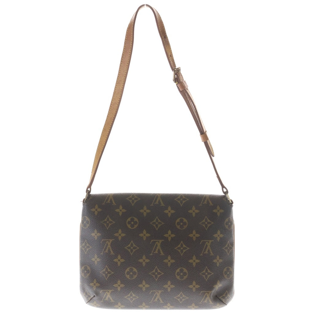 LOUIS VUITTON(ルイヴィトン) モノグラム ミュゼットタンゴ PVC レザー ショルダーバッグ ブラウン M51257 レディース