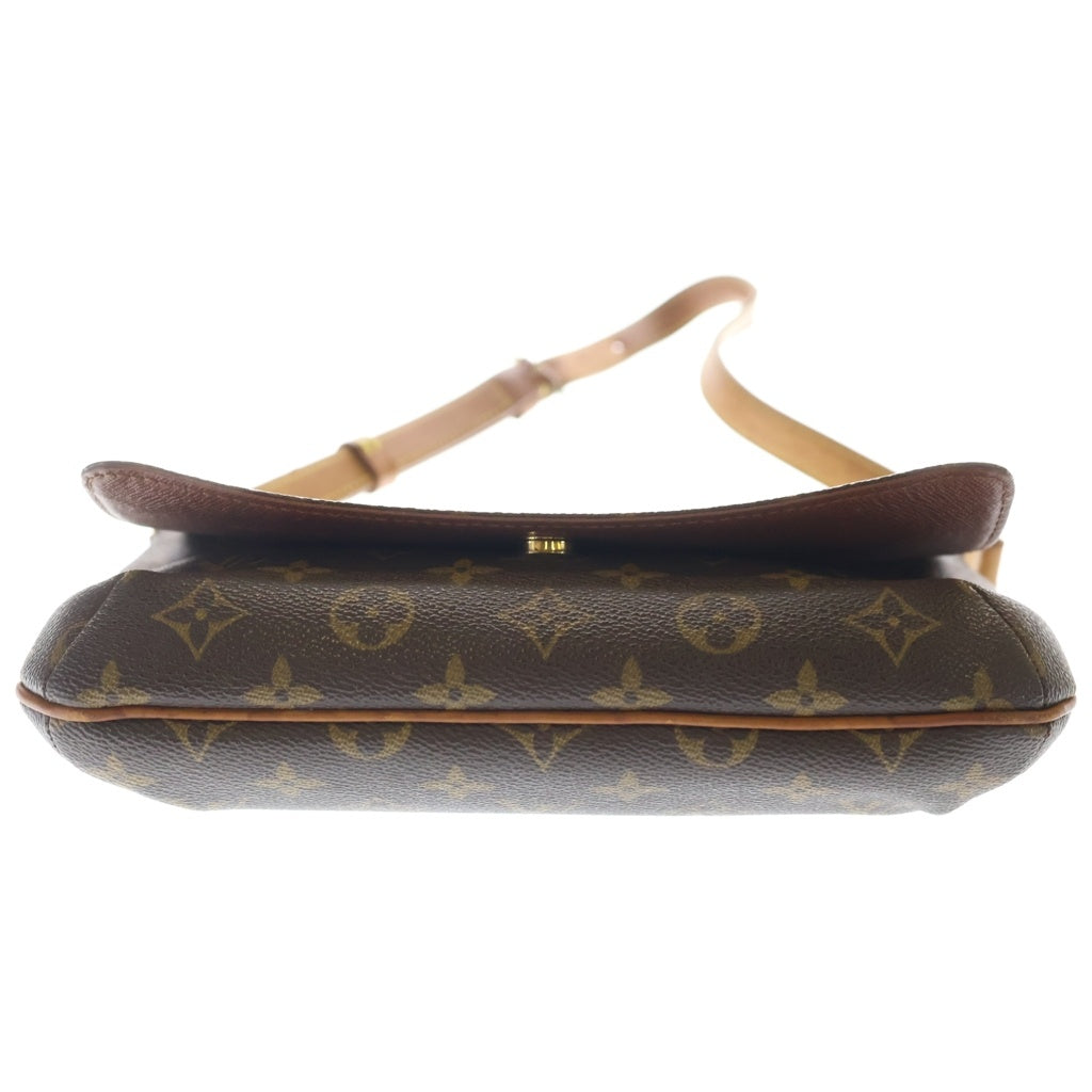 LOUIS VUITTON(ルイヴィトン) モノグラム ミュゼットタンゴ PVC レザー ショルダーバッグ ブラウン M51257 レディース