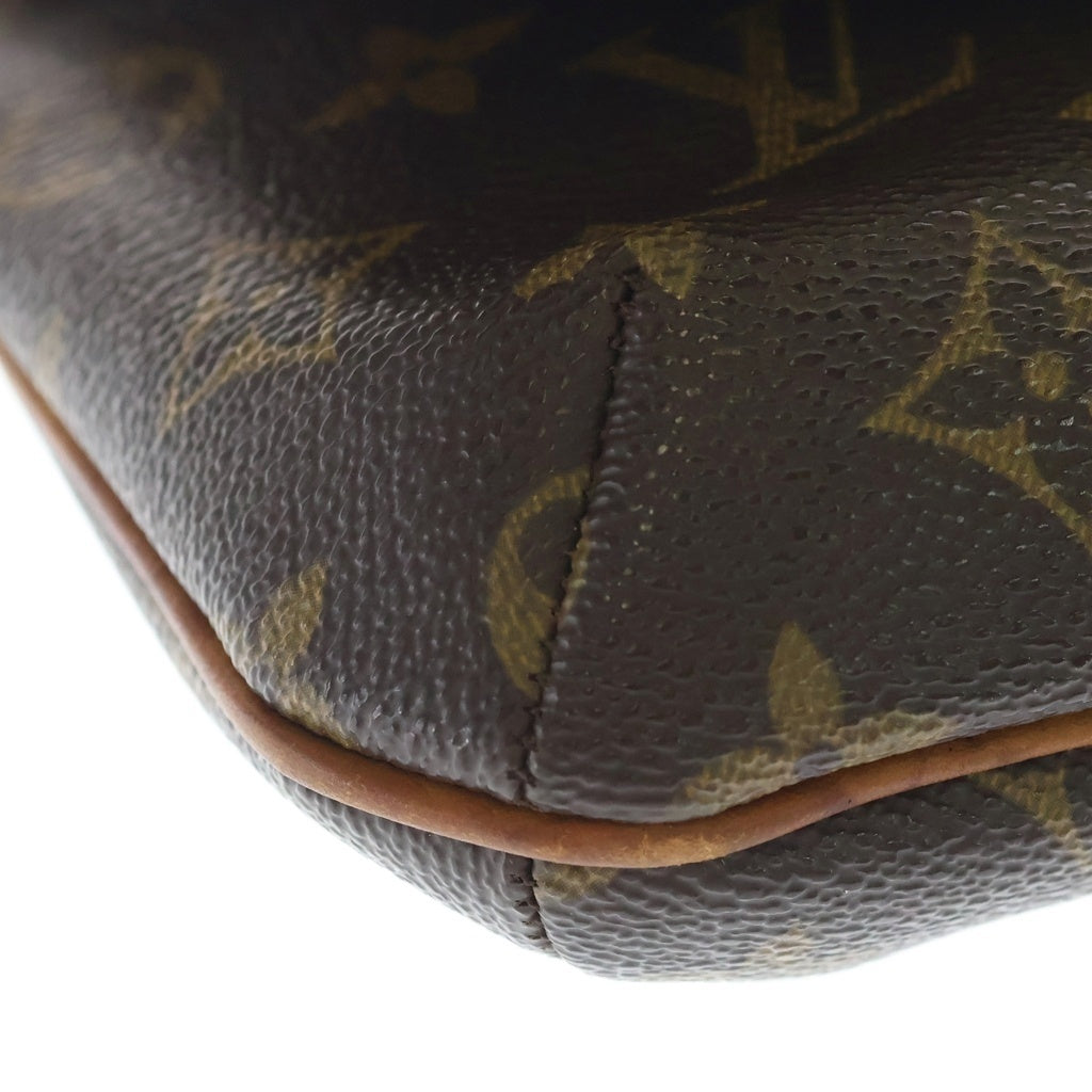 LOUIS VUITTON(ルイヴィトン) モノグラム ミュゼットタンゴ PVC レザー ショルダーバッグ ブラウン M51257 レディース