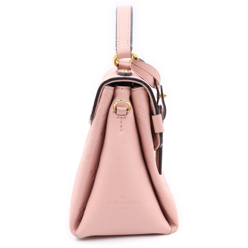 LOUIS VUITTON(ルイヴィトン) モノグラム アンプラント ジョルジュ BB レザー 2WAY ハンド ショルダーバッグ ゴールド金具 ピンク M53942 レディース