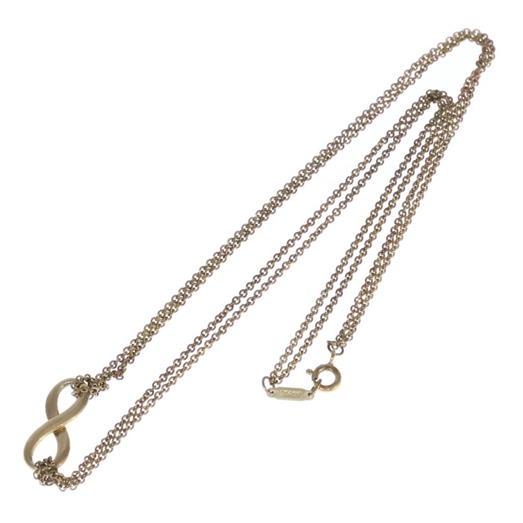 TIFFANY & Co.(ティファニー) インフィニティ ダブルチェーン ブレスレット ペンダント シルバー レディース
