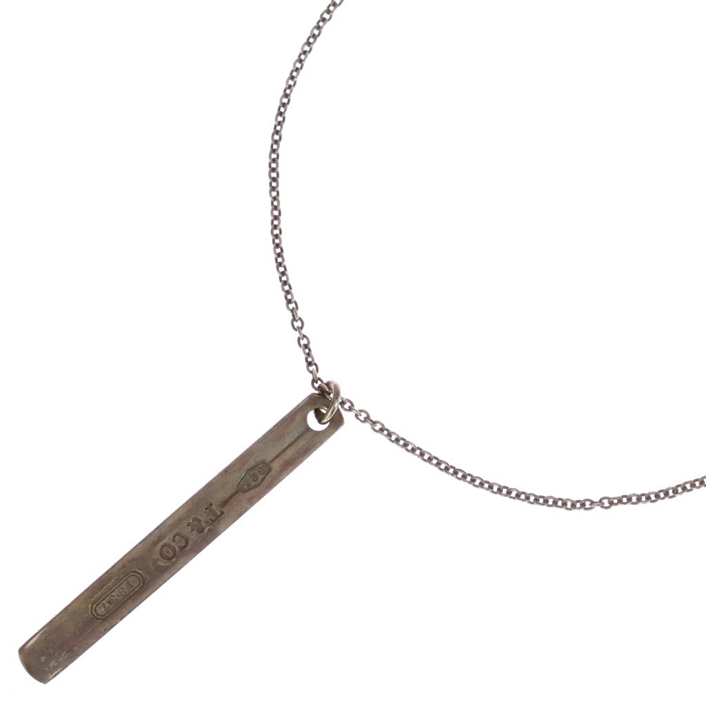 TIFFANY & Co.(ティファニー) 1837バー チェーンネックレス ペンダント SV925 シルバー レディース