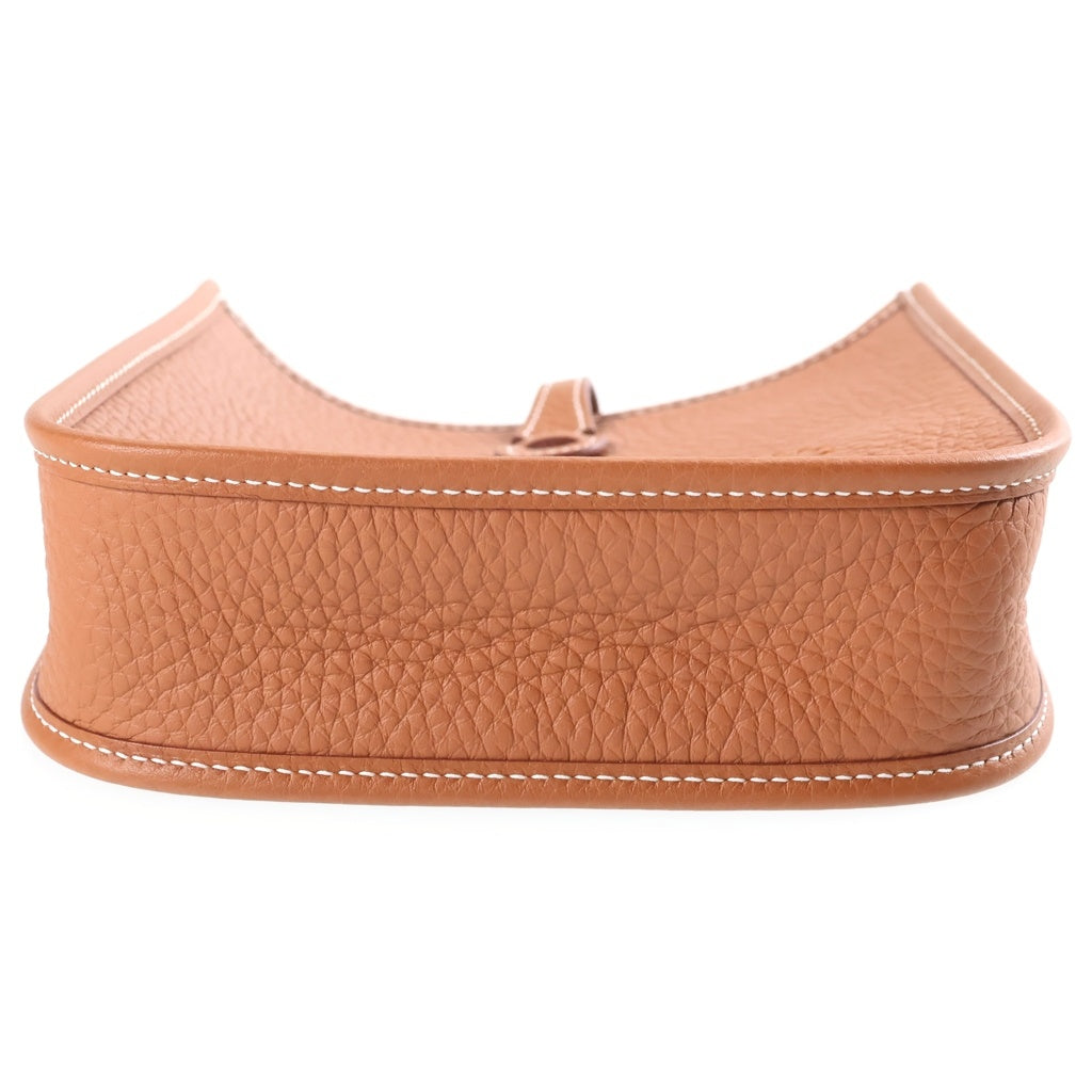 HERMES(エルメス) エヴリンTPM ショルダーバッグ ゴールド トリヨン K刻印 ゴールド金具 レディース