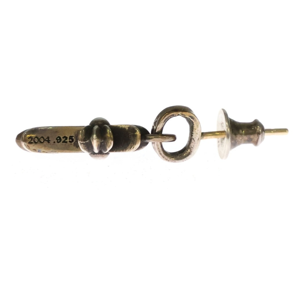 CHROME HEARTS(クロムハーツ) BBY F PPRCHN ベイビーファットクロス ドロップピアス シルバー BCA090