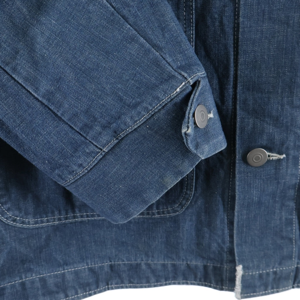 Maison Margiela(メゾンマルジェラ) 21AW ウォッシュド デニム カバーオール ジャケット インディゴ S50AM0539 S30774