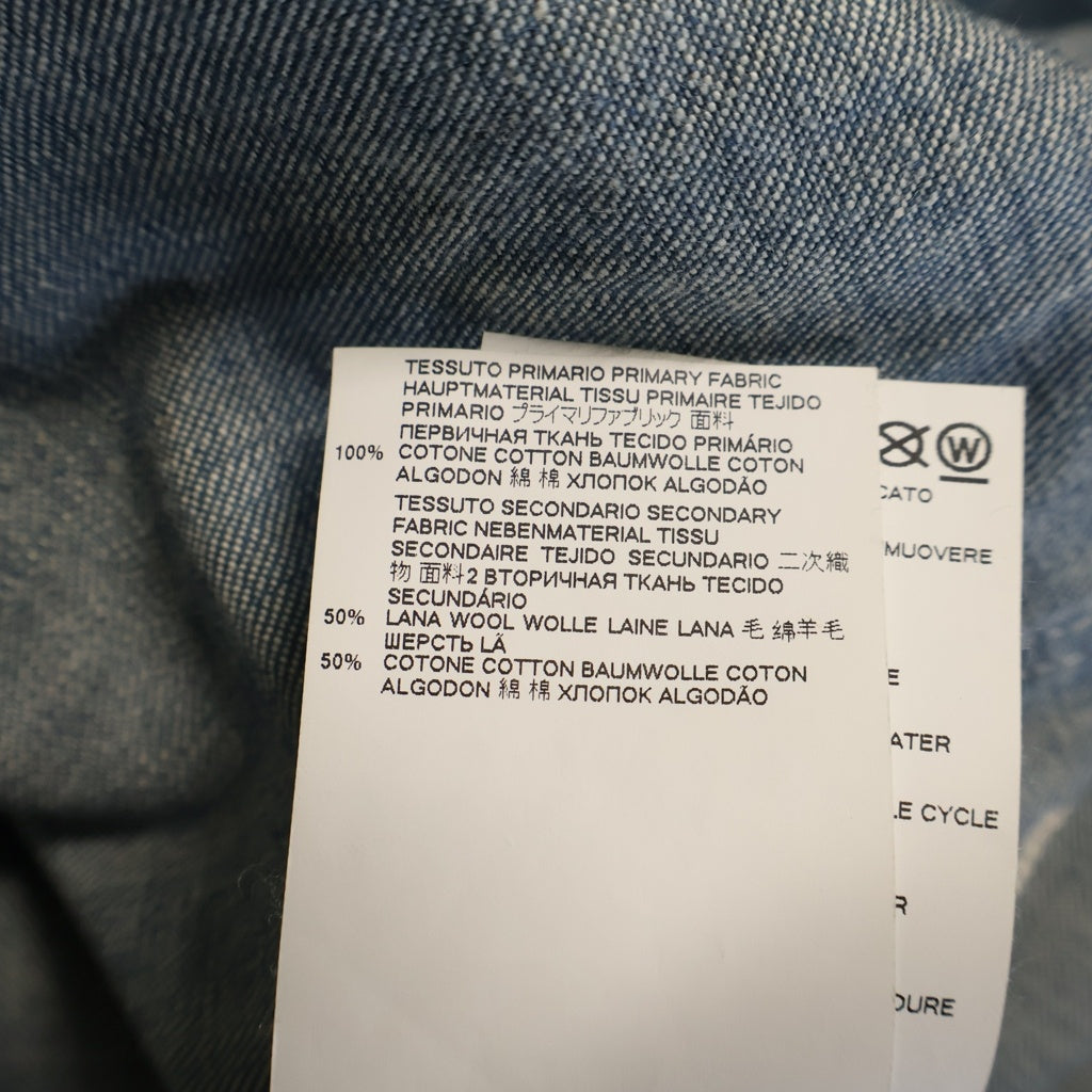 Maison Margiela(メゾンマルジェラ) 21AW ウォッシュド デニム カバーオール ジャケット インディゴ S50AM0539 S30774