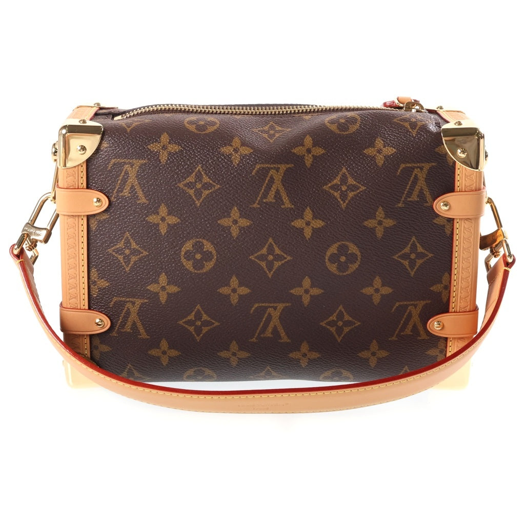 LOUIS VUITTON(ルイヴィトン) モノグラム サイドトランクMM 2WAY ショルダーバッグ ハンドバッグ ブラウン PVC×レザー M46815 レディース