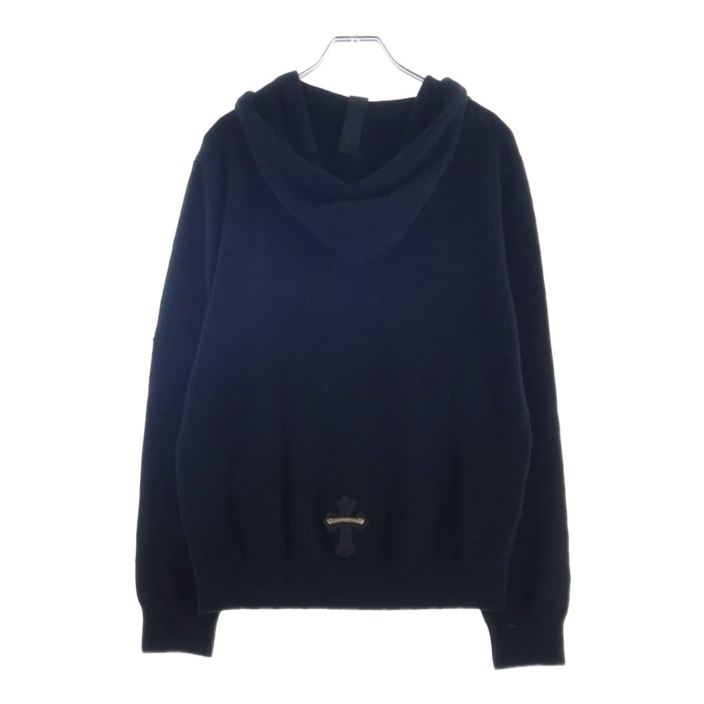 CHROME HEARTS(クロムハーツ) CHパッチ パーカー 長袖ニット ブラック カシミヤ