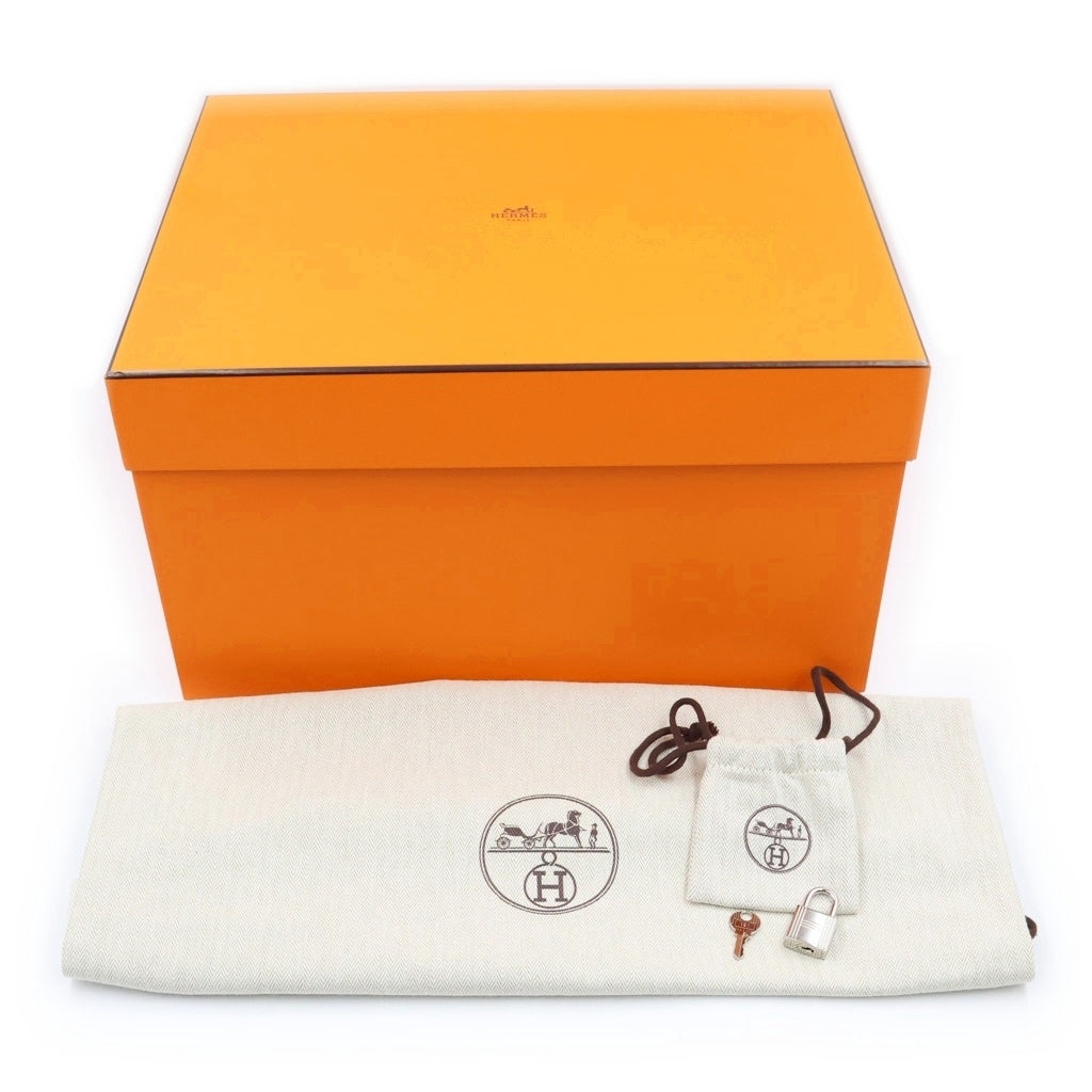 HERMES(エルメス) ピコタンロックMM グリアスファルト トリヨンモーリス レザー ハンドバッグ シルバー金具 ベージュ D刻印 レディース