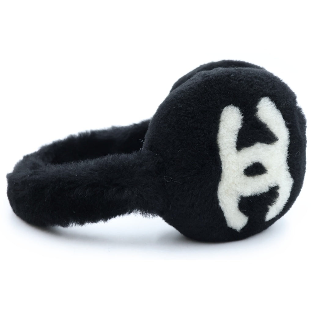 CHANEL(シャネル) ココマーク ファーロゴ イヤーマフ ブラック レディース