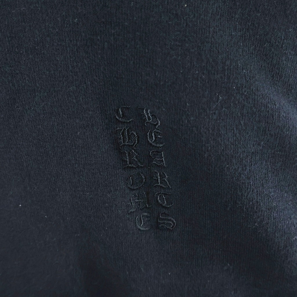 CHROME HEARTS(クロムハーツ) Y Not Crewneck SWEAT ワイノット クロスパッチ クルーネック プルオーバー スウェットトレーナー ブラック