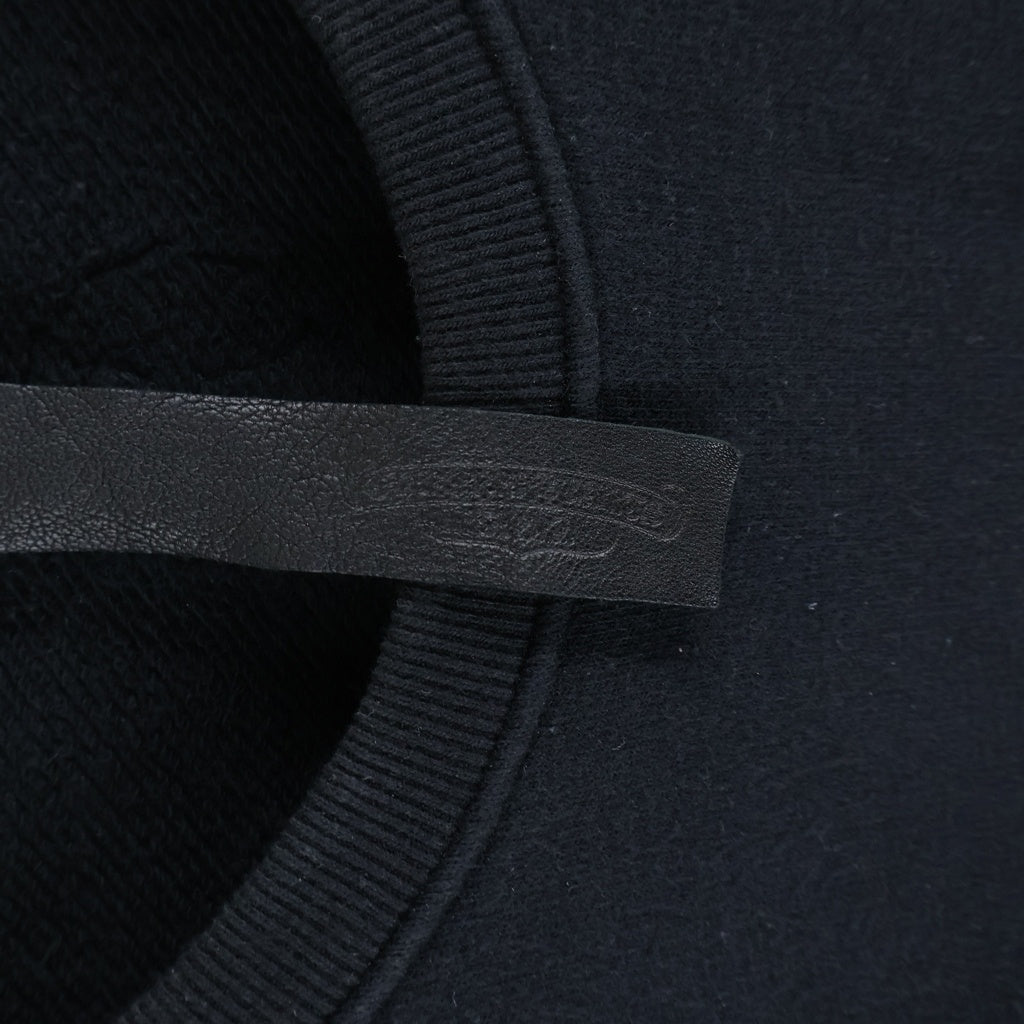 CHROME HEARTS(クロムハーツ) Y Not Crewneck SWEAT ワイノット クロスパッチ クルーネック プルオーバー スウェットトレーナー ブラック