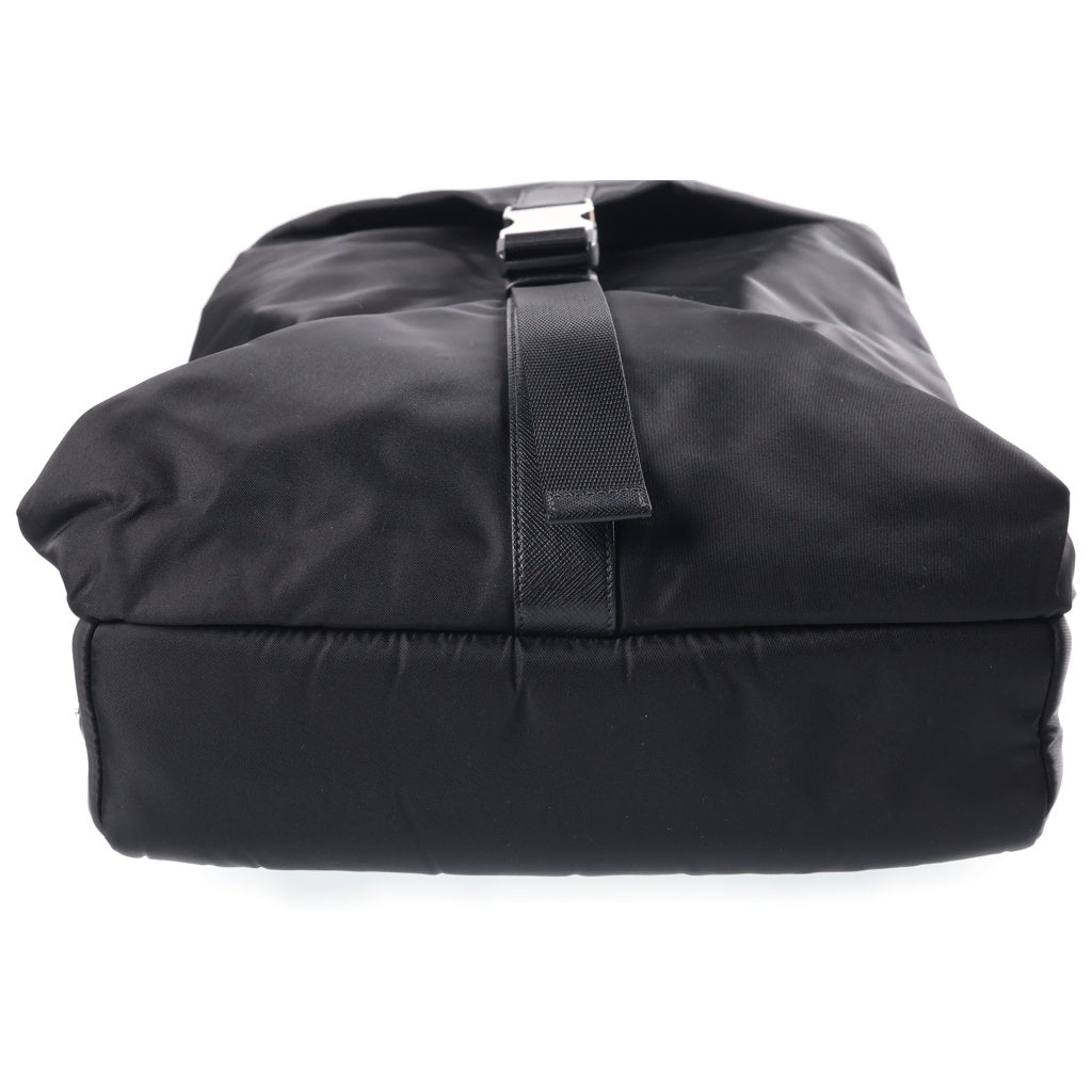 PRADA(プラダ) リナイロン バッグパック リュックサック ブラック 2VZ028 シルバー金具