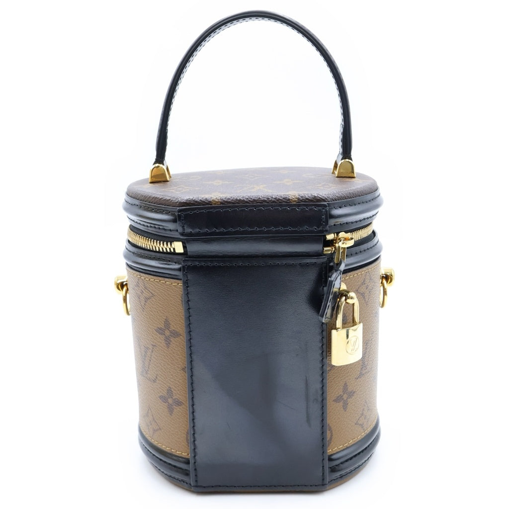 LOUIS VUITTON(ルイヴィトン) モノグラム リバース カンヌ ハンドバッグ ショルダーバッグ 2WAY ブラウン PVC×レザー M43986 レディース