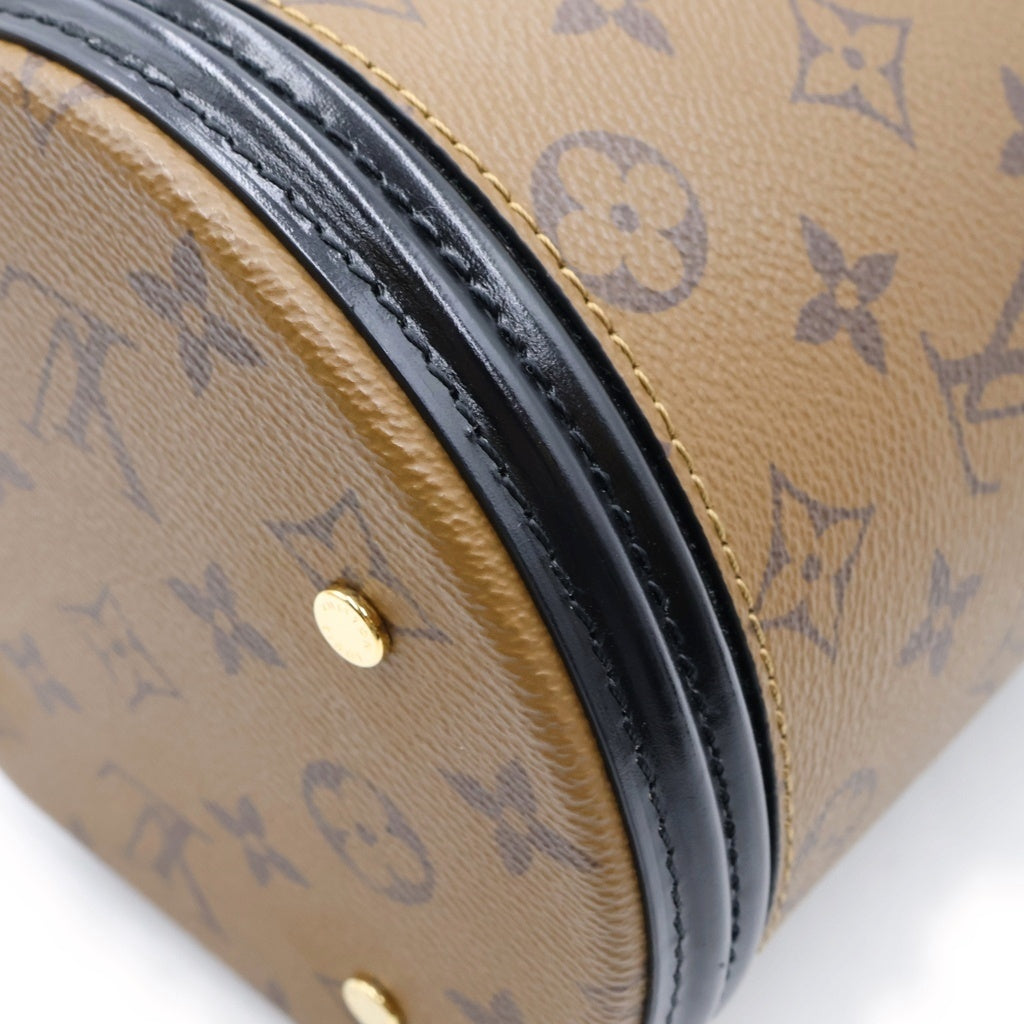LOUIS VUITTON(ルイヴィトン) モノグラム リバース カンヌ ハンドバッグ ショルダーバッグ 2WAY ブラウン PVC×レザー M43986 レディース