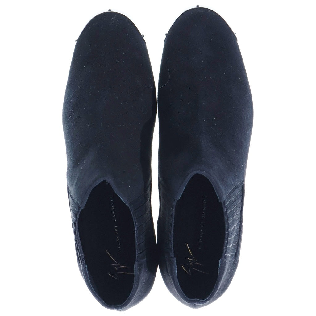GIUSEPPE ZANOTTI(ジュゼッペ ザノッティ) スエード ショートブーツ ブラック