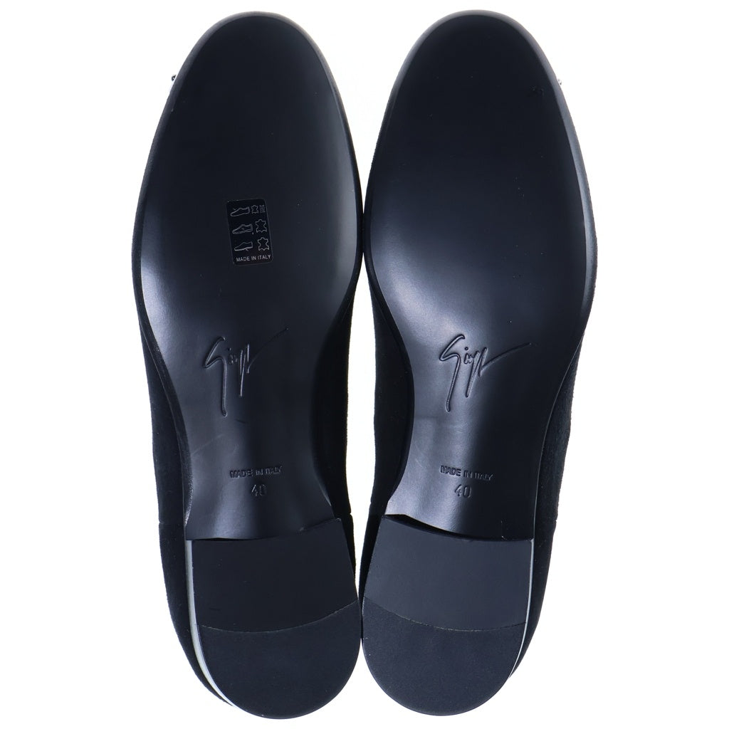 GIUSEPPE ZANOTTI(ジュゼッペ ザノッティ) スエード ショートブーツ ブラック