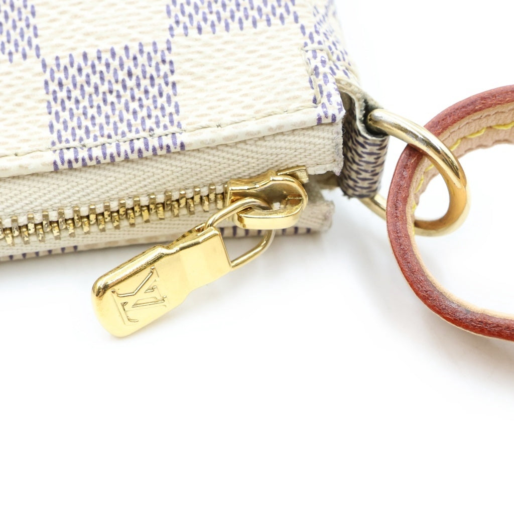 LOUIS VUITTON(ルイヴィトン) ダミエアズール ポシェット アクセソワール ハンドバッグ PVC レザー ホワイト N41207 レディース
