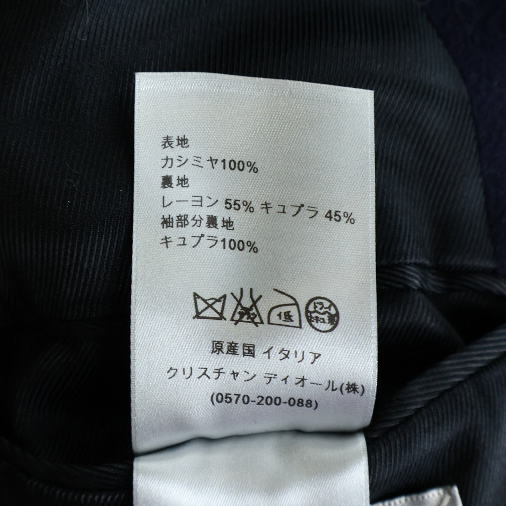 DIOR(ディオール) クラシックコート ロングコート ネイビー カシミヤ 433C344A3225