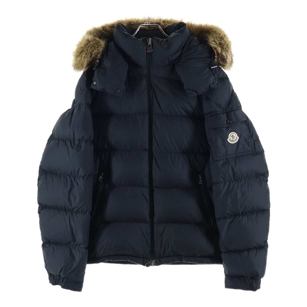 MONCLER(モンクレール) MAYAF GIUBBOTTO マヤエフ ナイロン ファーフーデッド ダウンジャケット アウター #3 ブラック H20911A00270