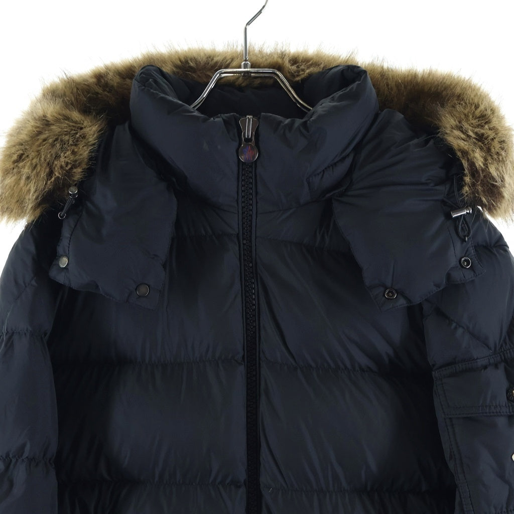 MONCLER(モンクレール) MAYAF GIUBBOTTO マヤエフ ナイロン ファーフーデッド ダウンジャケット アウター #3 ブラック H20911A00270