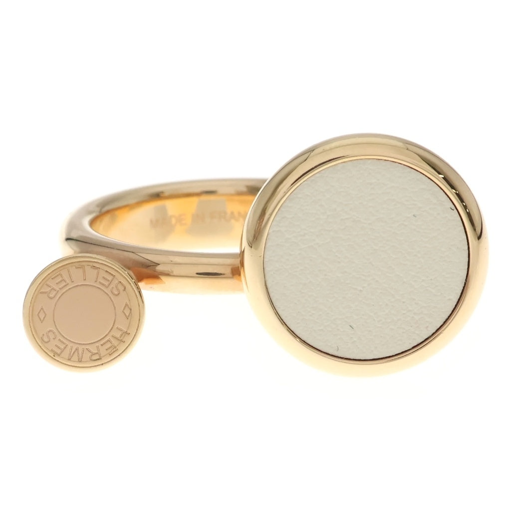 HERMES(エルメス) コル 角笛モチーフ リングピンクゴールド