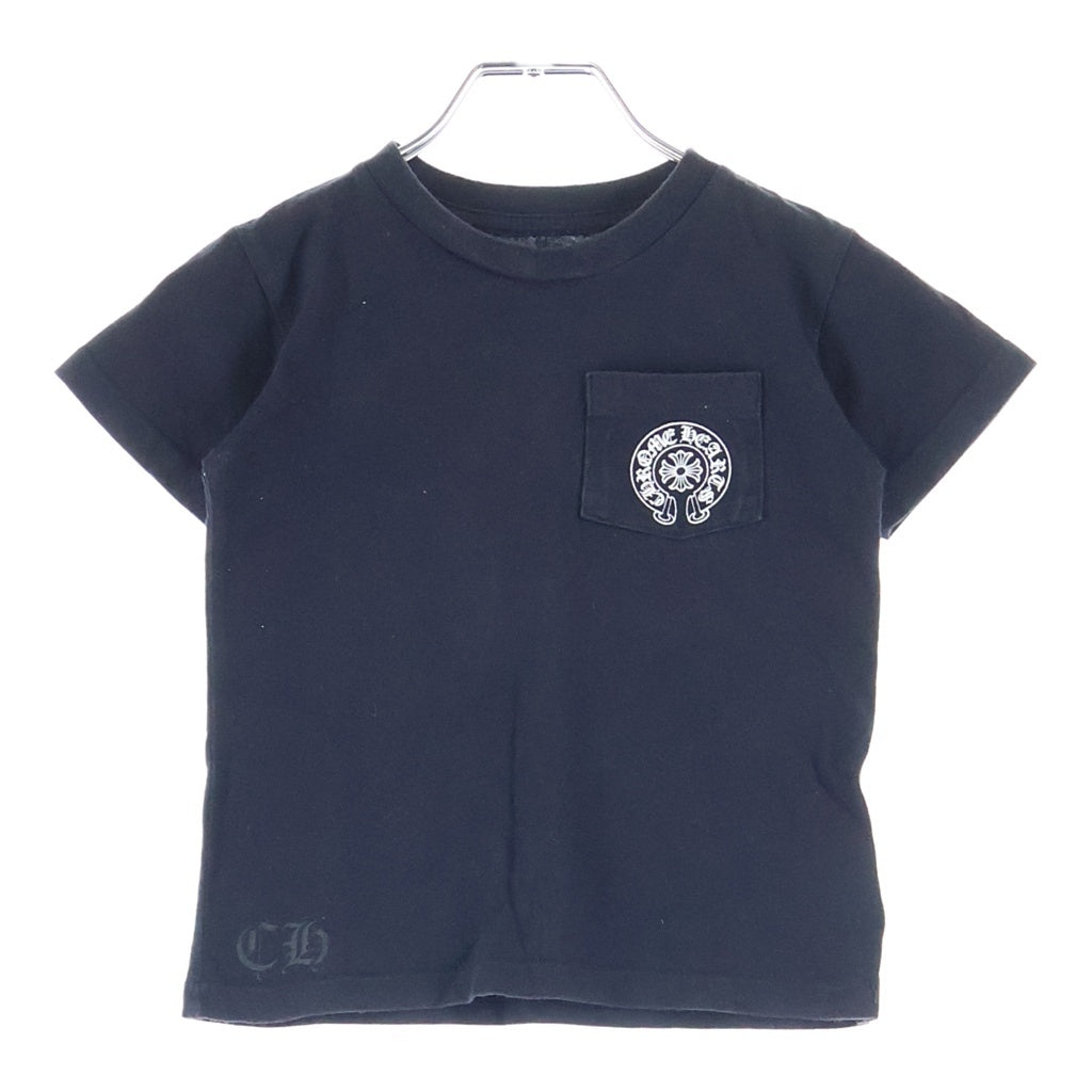 CHROME HEARTS(クロムハーツ) CH T-SHIRT 4T キッズ バックホースシュー 半袖Tシャツ カットソー ブラック