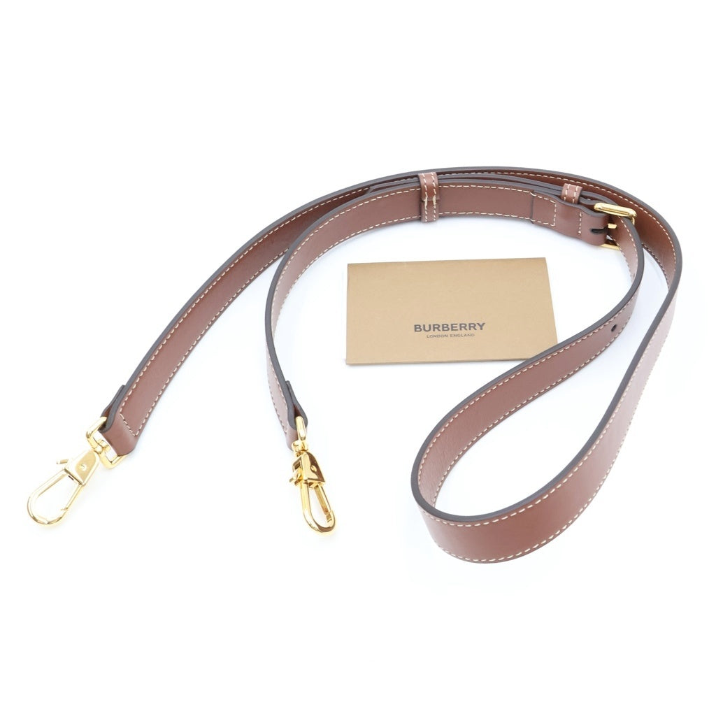 BURBERRY(バーバリー) タイトル ミニ ノバチェック レザー キャンバス 2WAY ハンドバッグ ショルダーバッグ ブラウン/ベージュ 8025267 レディース