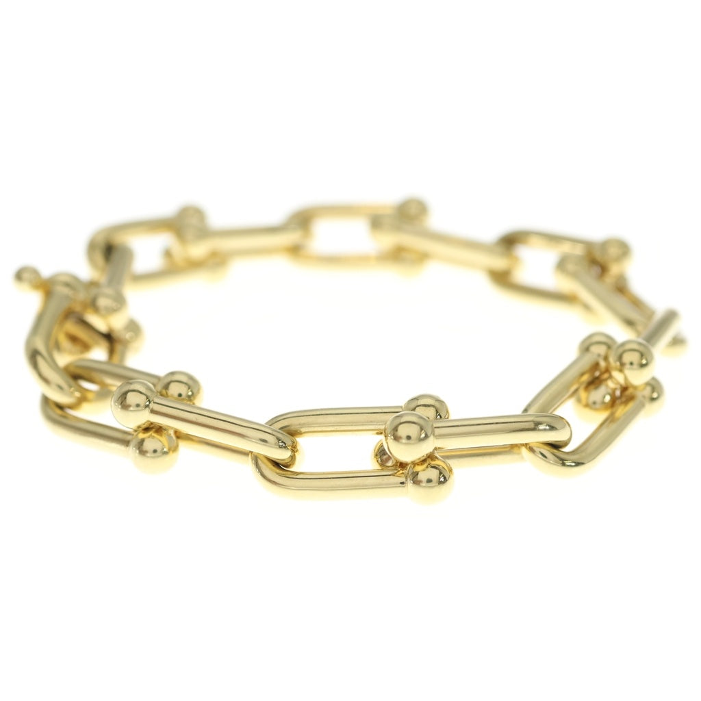 TIFFANY & Co.(ティファニー) ハードウェア ラージリンク ブレスレット K18イエローゴールド