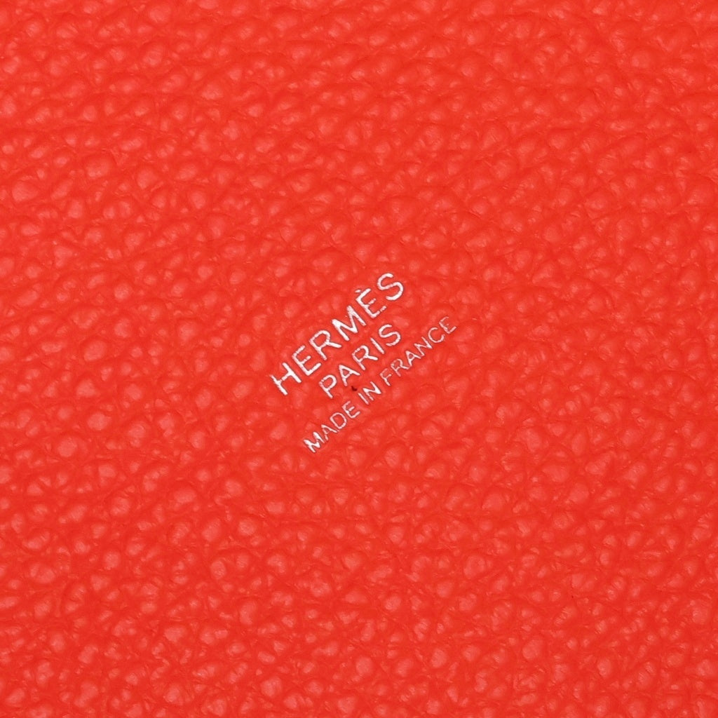 HERMES(エルメス) ピコタンロックPM トリヨンクレマンス シルバー金具 W刻印 ハンドバッグ オレンジフィールド レディース