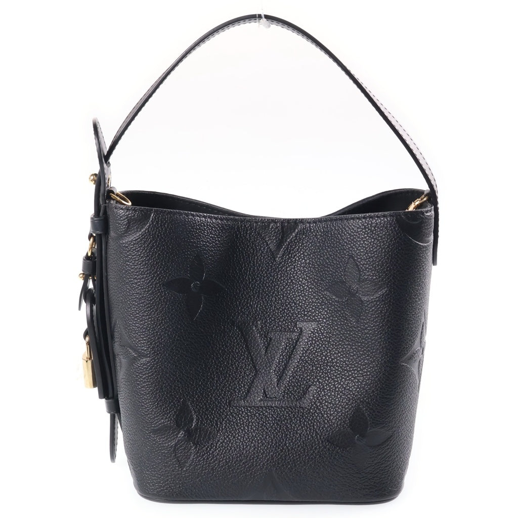 LOUIS VUITTON(ルイヴィトン) モノグラムアンプラント オール・インBB 2WAYハンドバッグ ショルダーバッグ ブラック レザー M13480 ゴールド金具 レディース