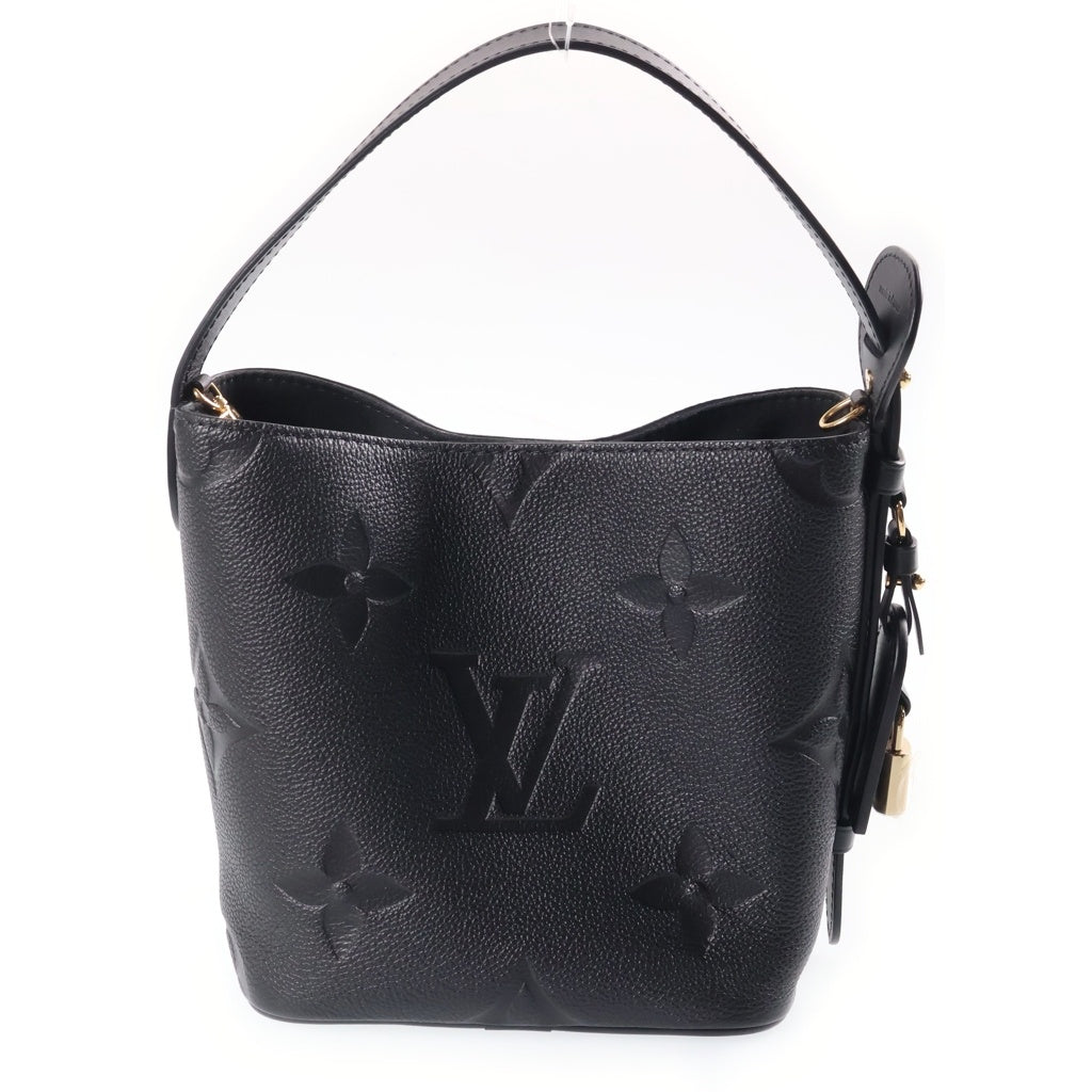 LOUIS VUITTON(ルイヴィトン) モノグラムアンプラント オール・インBB 2WAYハンドバッグ ショルダーバッグ ブラック レザー M13480 ゴールド金具 レディース