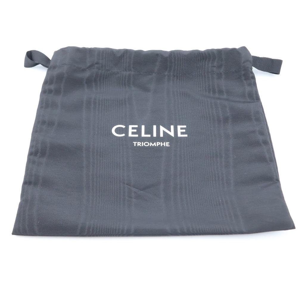 CELINE(セリーヌ) トリオンフ ティーン ショルダーバッグ ゴールド金具 ネイビー レディース